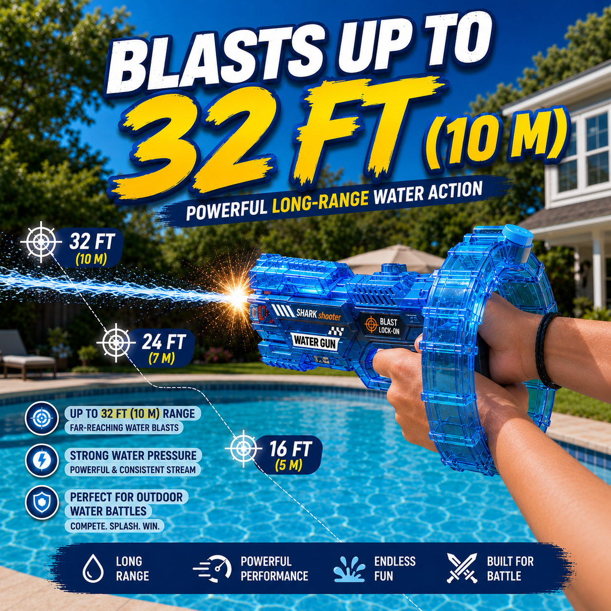RapidFire Electric Water Blaster
